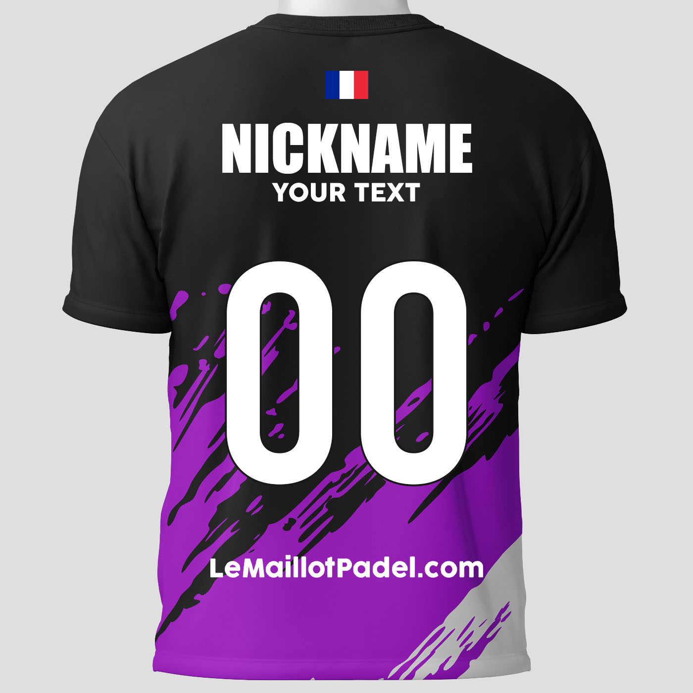 Custom Padel Jersey Apodaca Rear