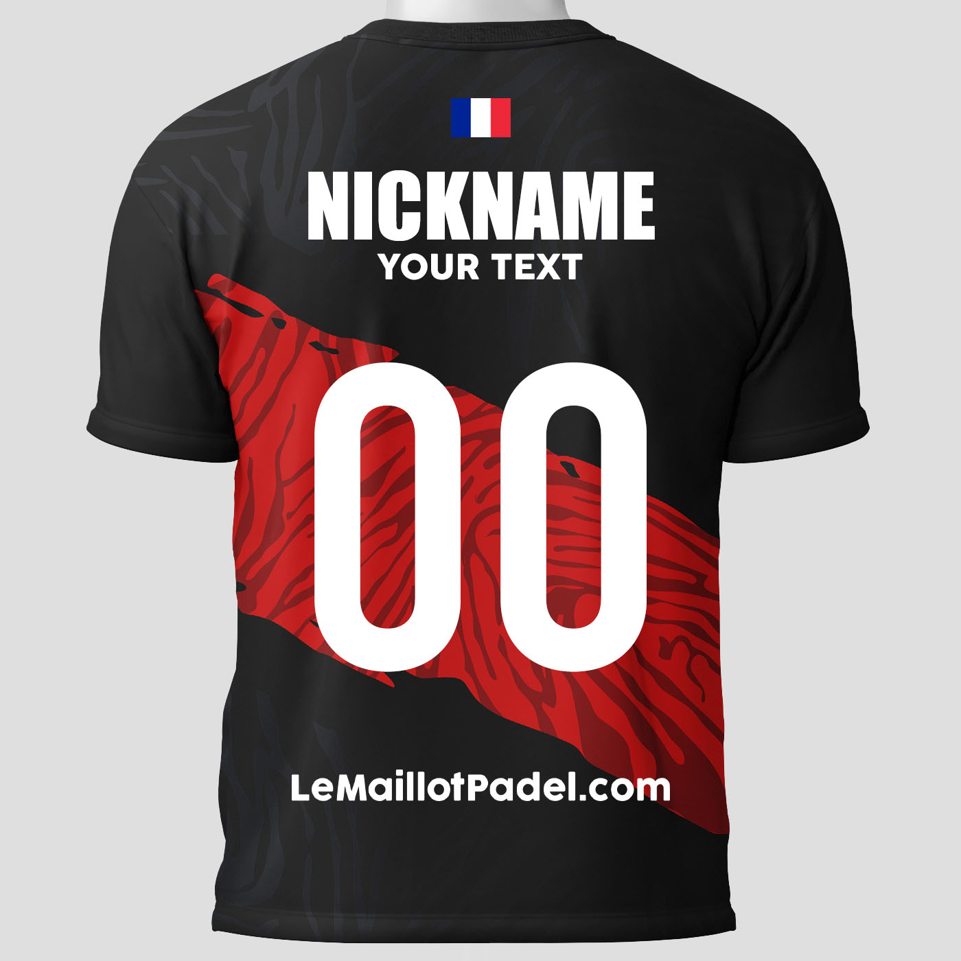 Custom Padel Jersey Ensenada Rear