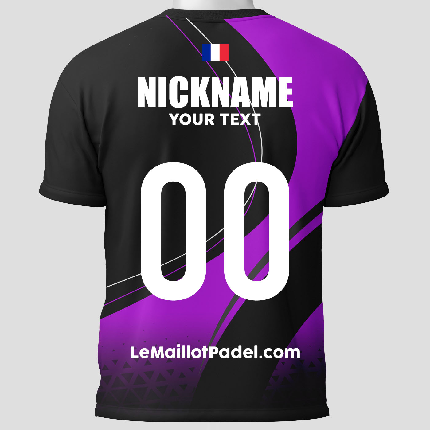 Custom Padel Jersey Francisco Rear