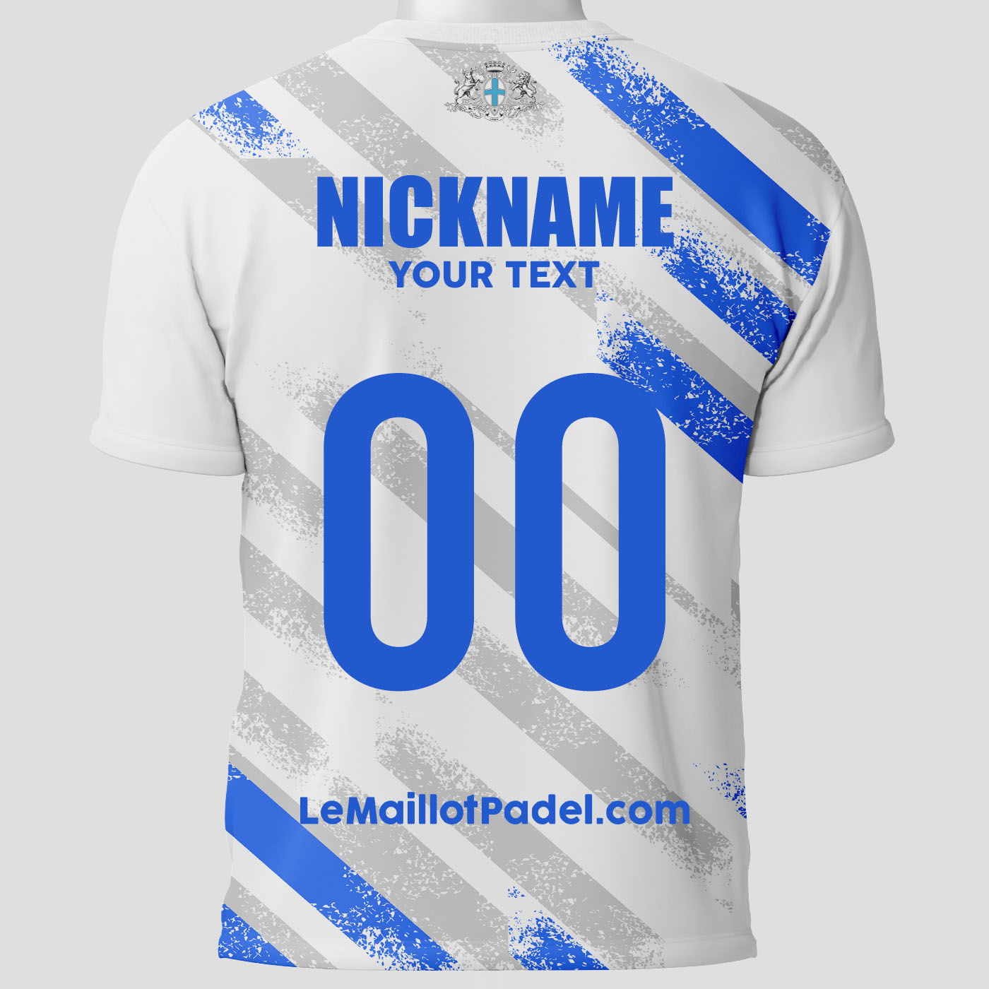 Custom Padel Marseille Jersey Rear