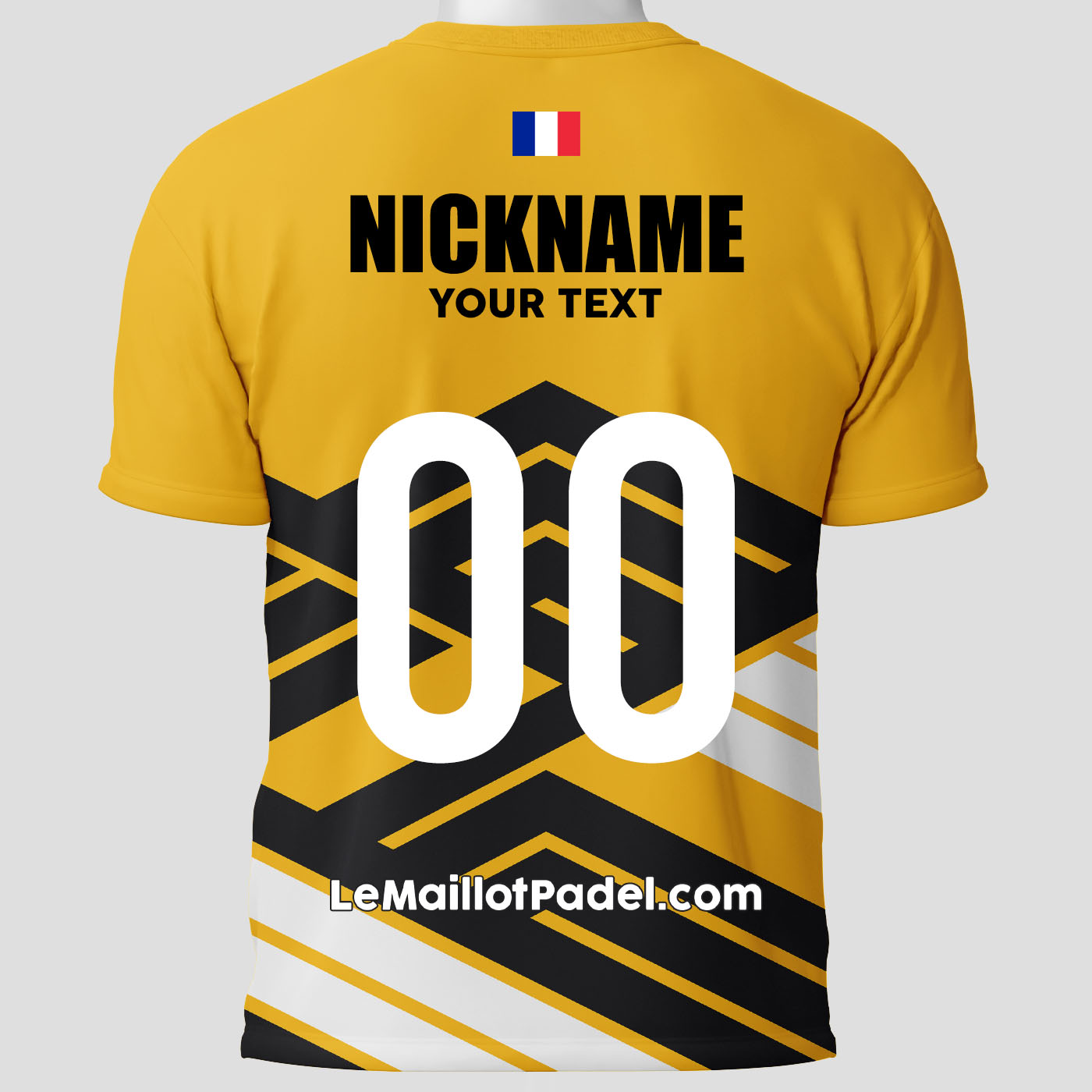 Custom Padel Jersey Monterrey Rear