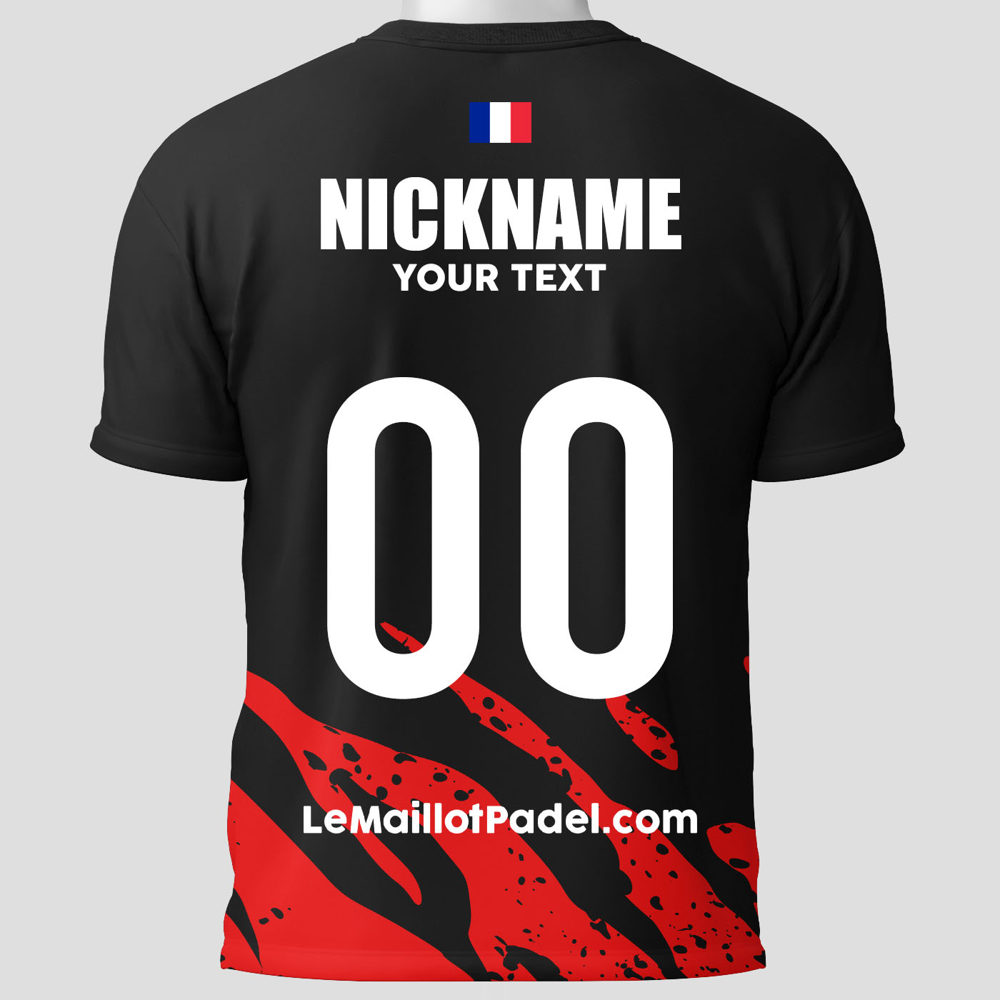 Custom Padel Naucalpan Jersey Rear