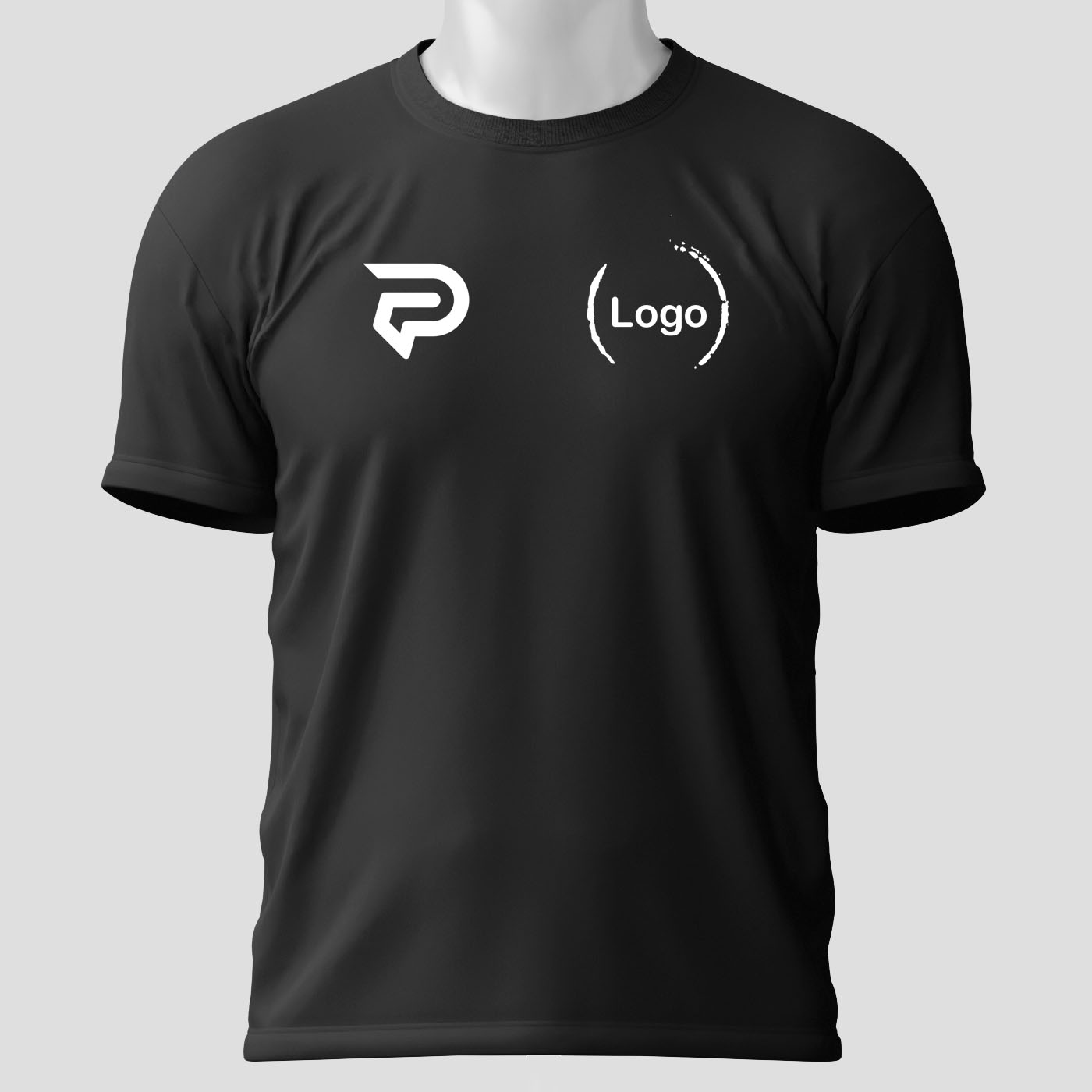 Custom Padel Black Jersey Front