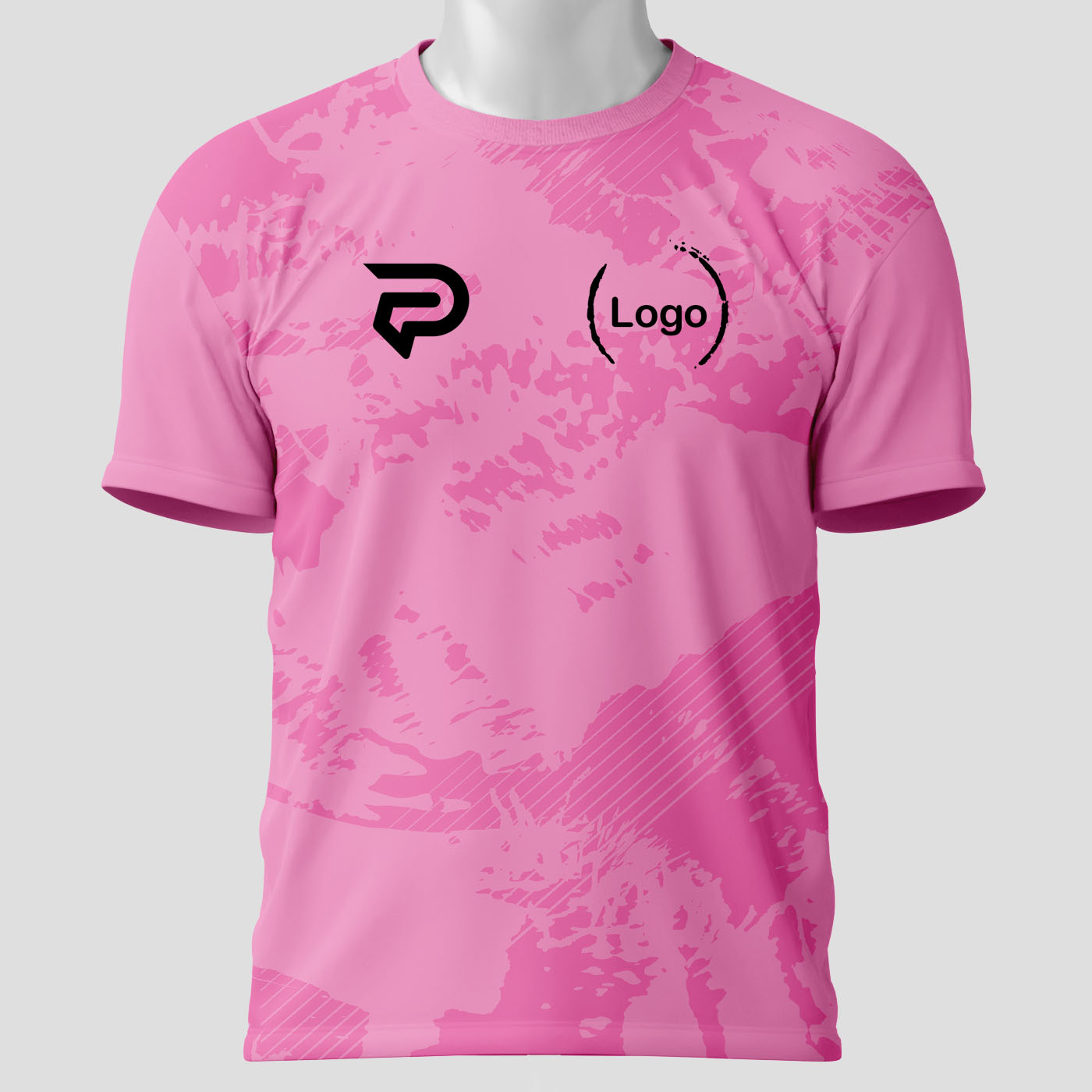 Custom Padel Pink October Jersey Front