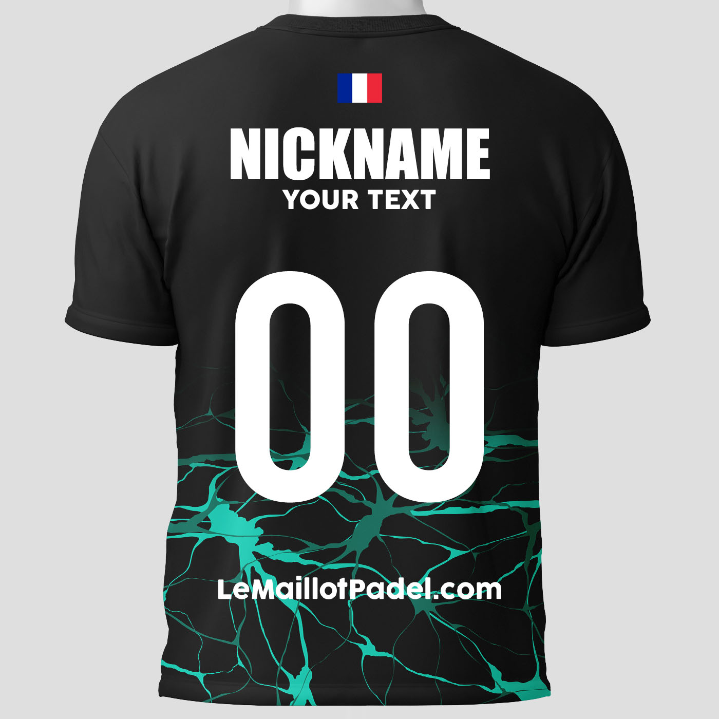 Custom Padel Queretaro Jersey Rear