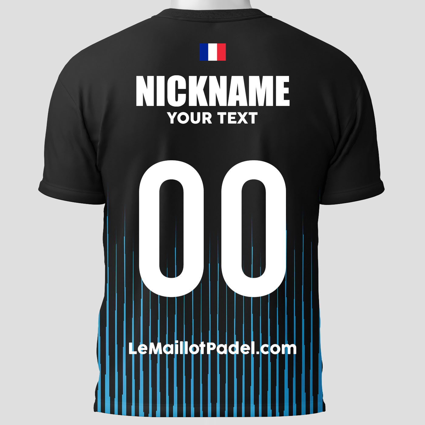 Custom Padel Xalapa Rear Jersey