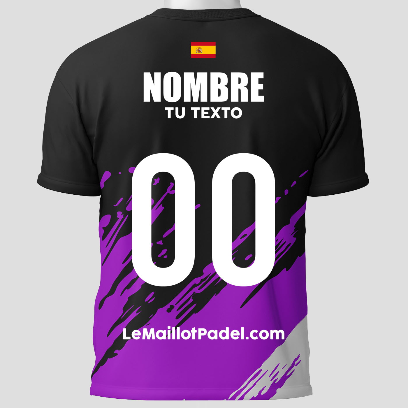 Camisetas Padel Apodaca Trasera personalizada