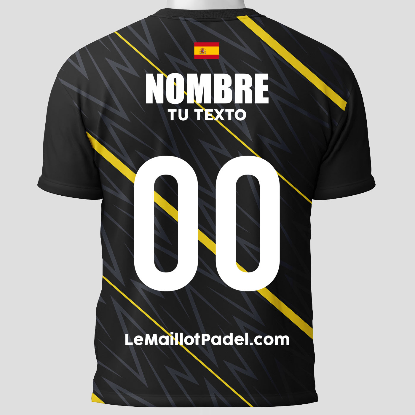 Camisetas Padel Personalizadas Arturo Trasera