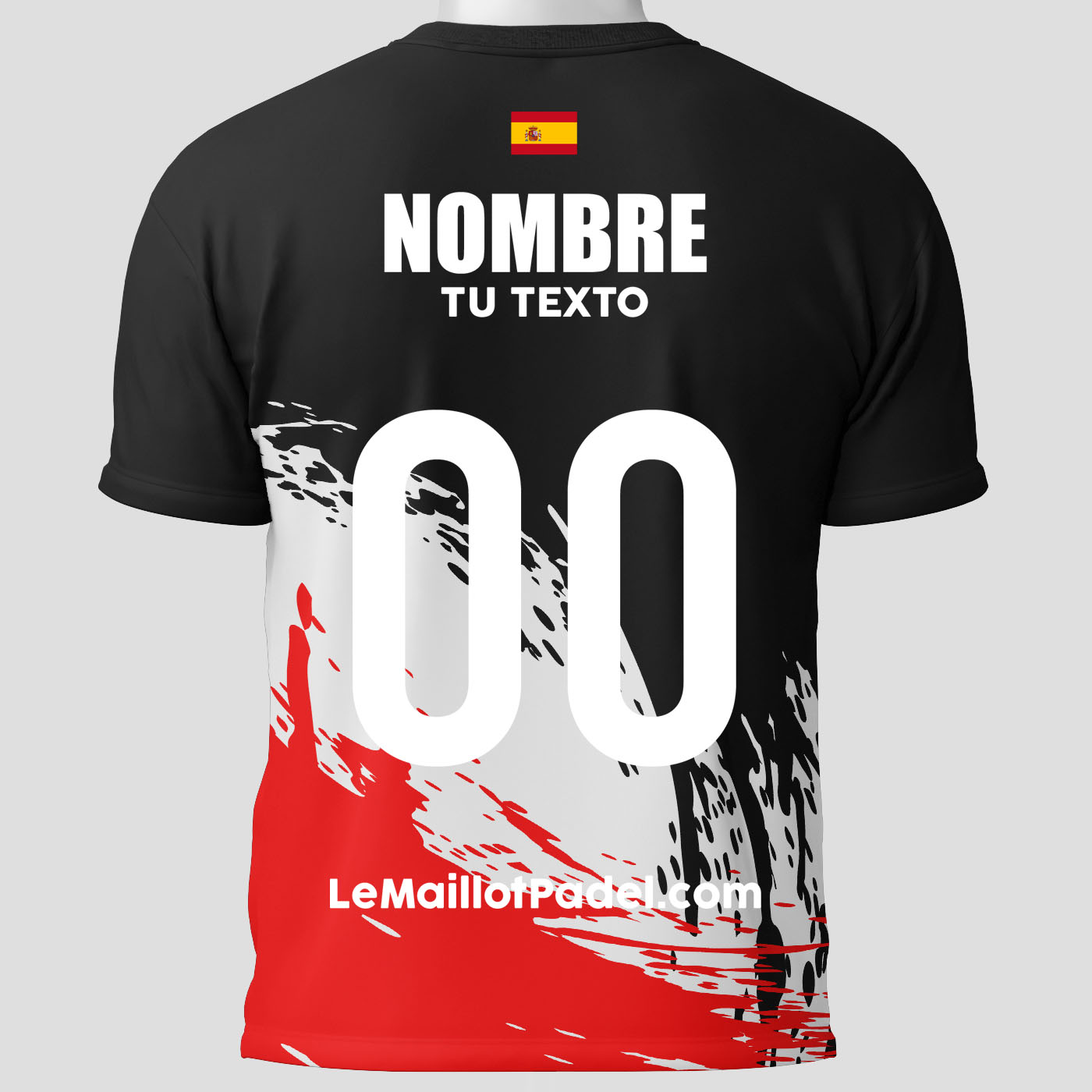 Camisetas Padel Personalizadas Campeche Trasera