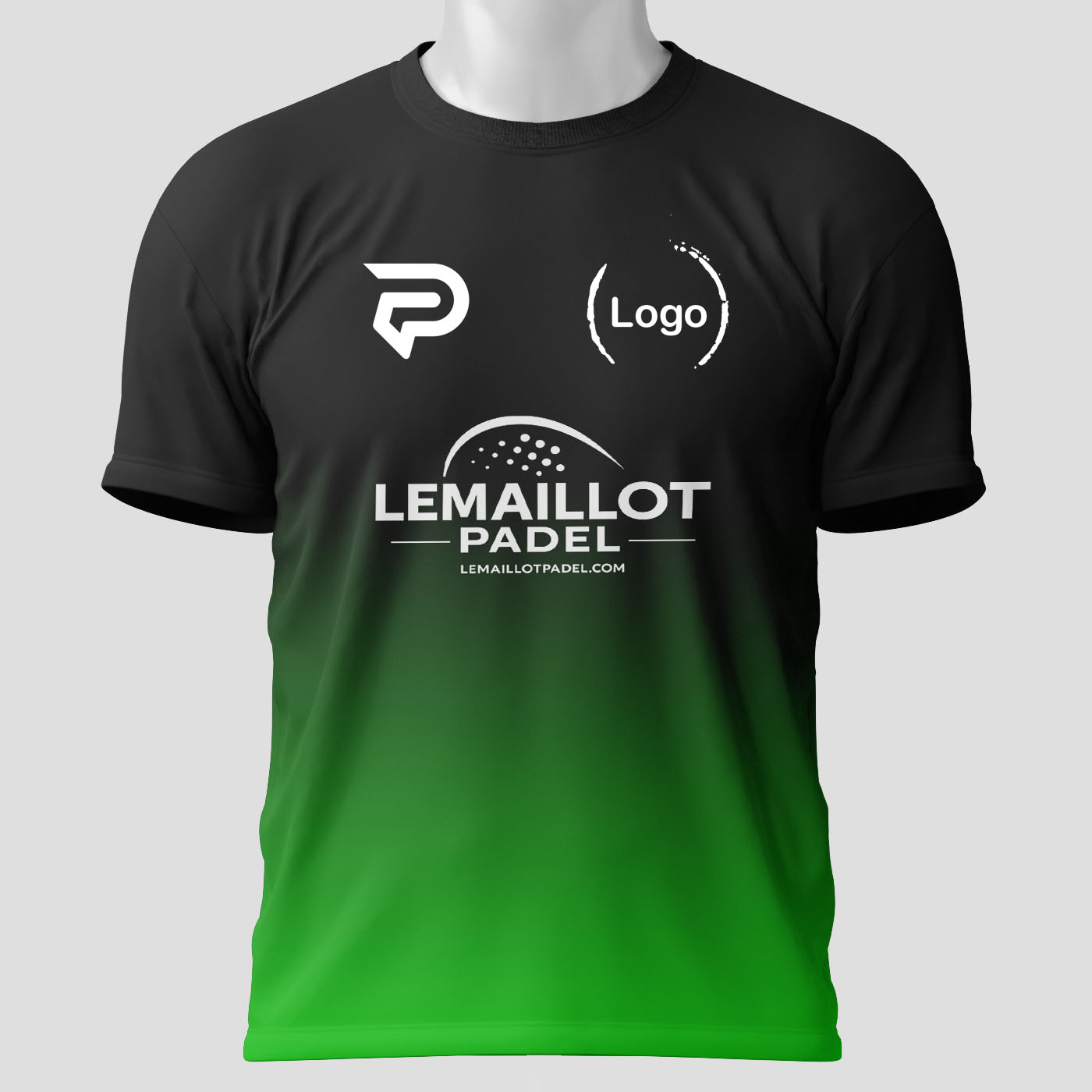 Camisetas Padel Concurso personalizado Green Delantera