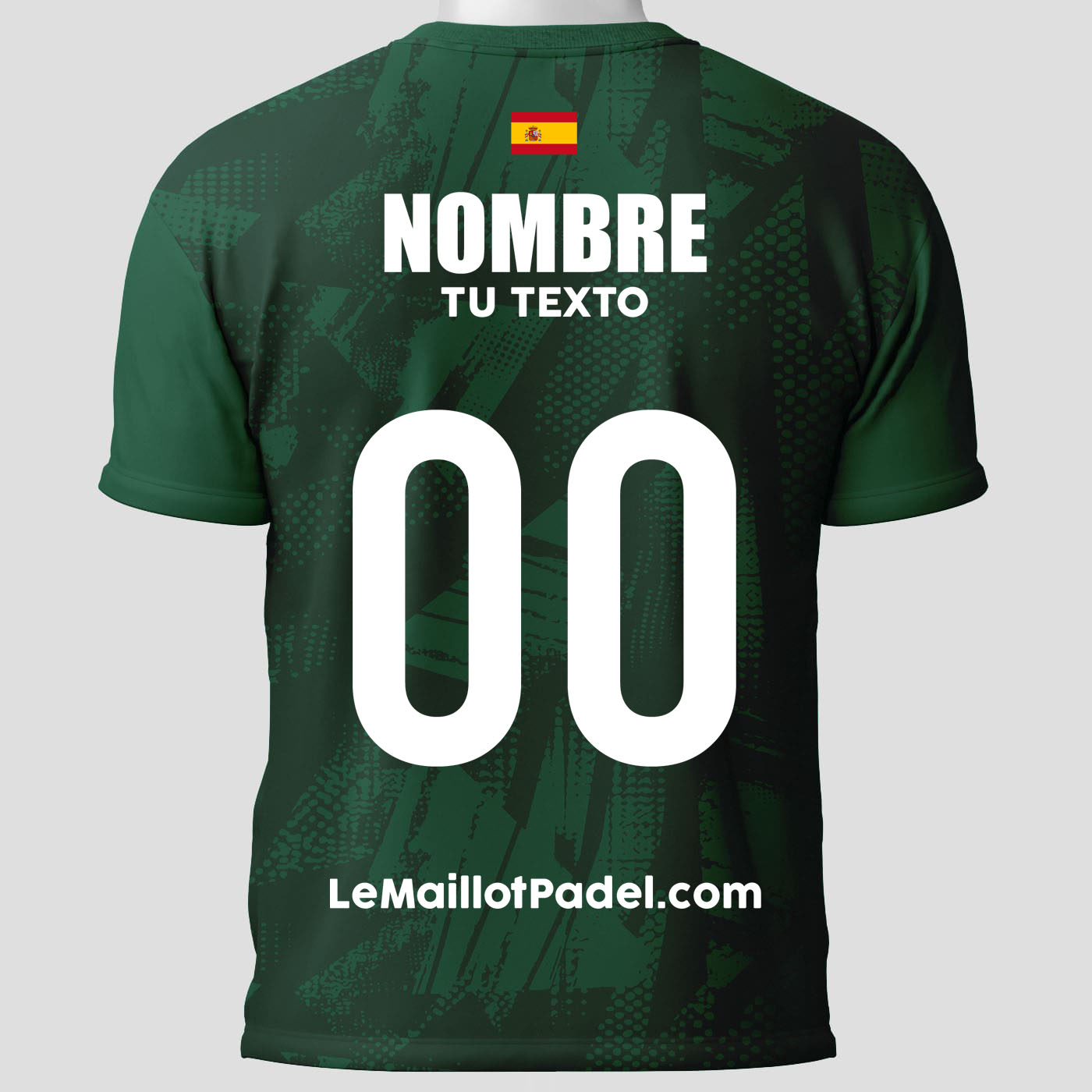 Camisetas Padel Granada Trasera personalizada