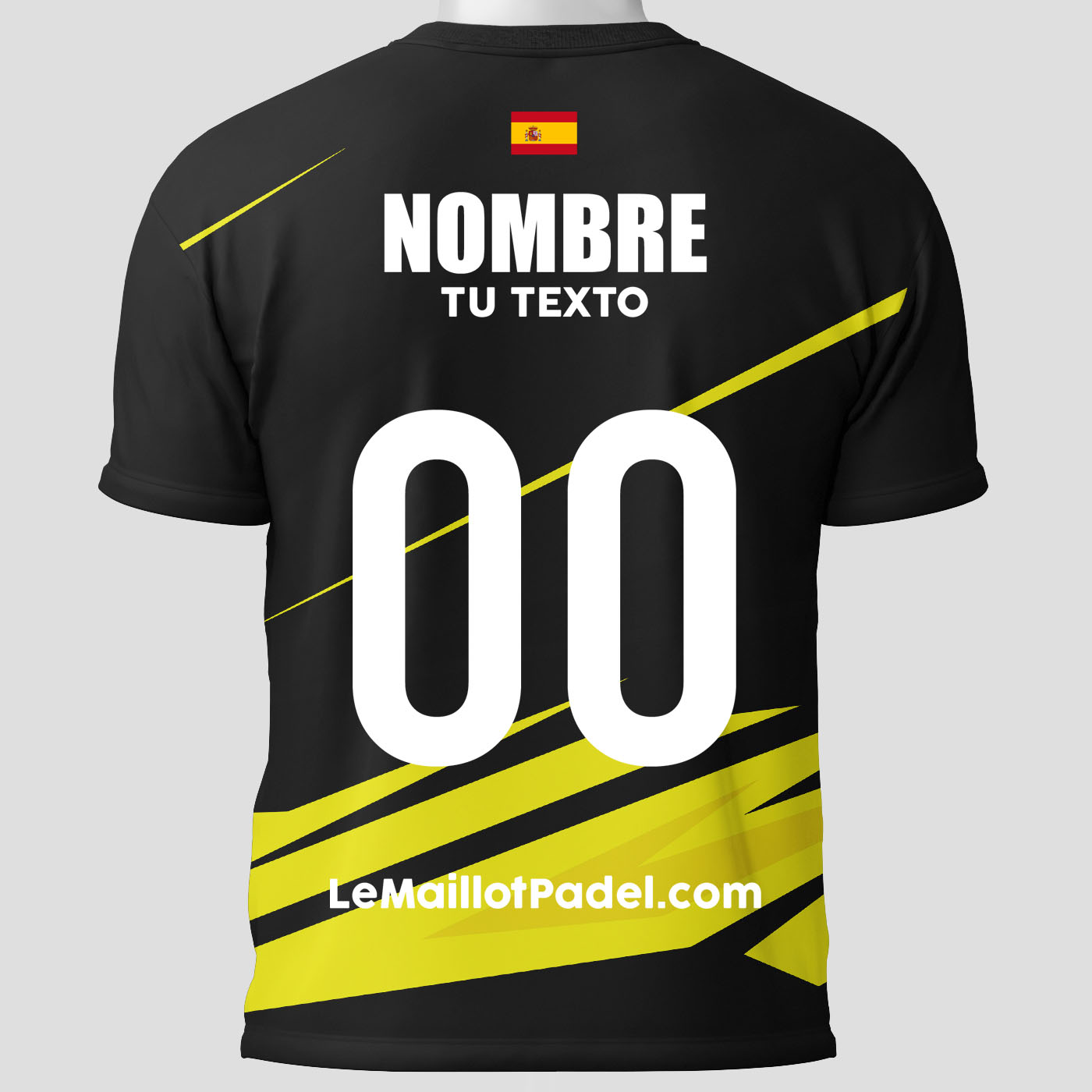 Camisetas Padel Personalizadas Guadalajara Trasera