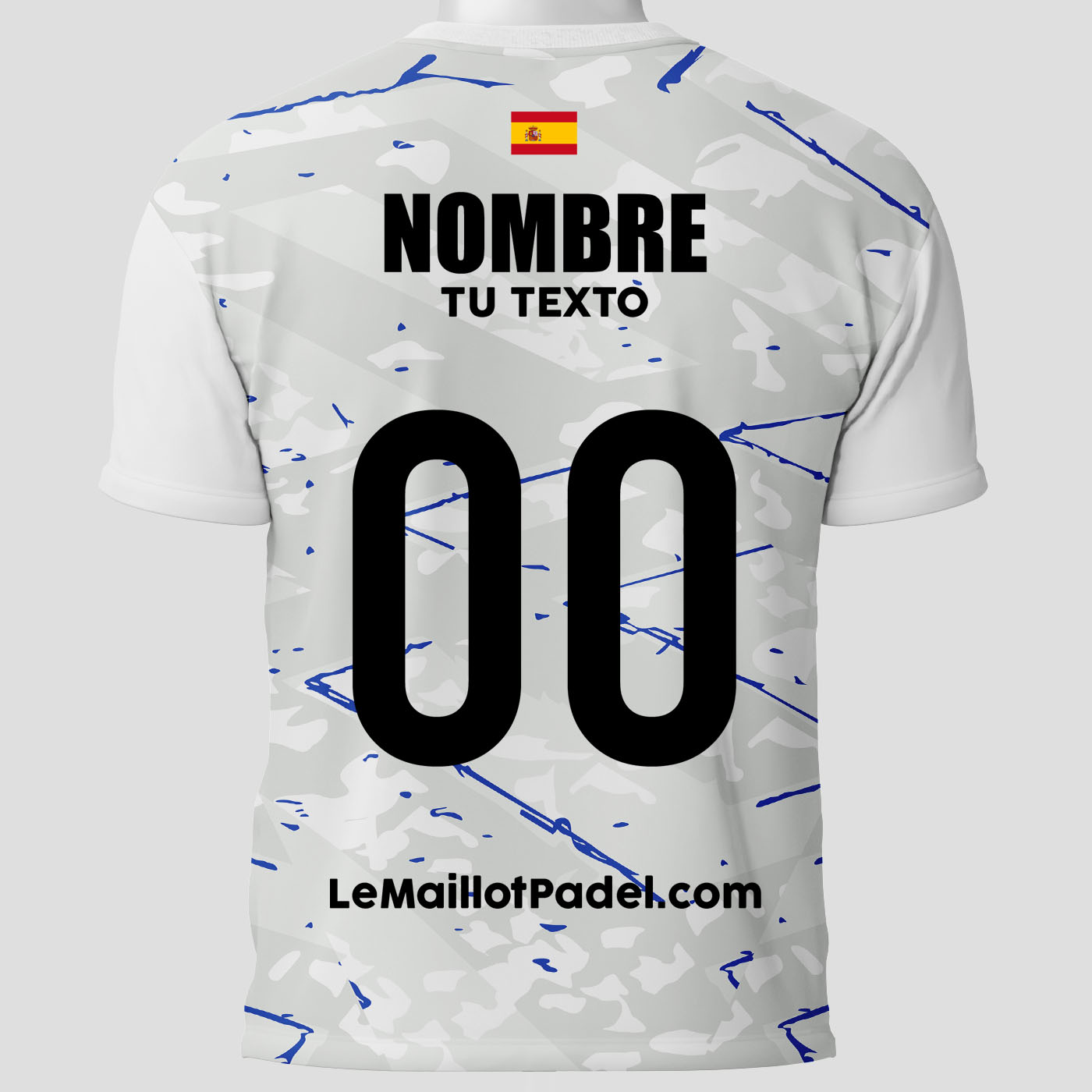 Camisetas Padel Guadalupe Trasera personalizada