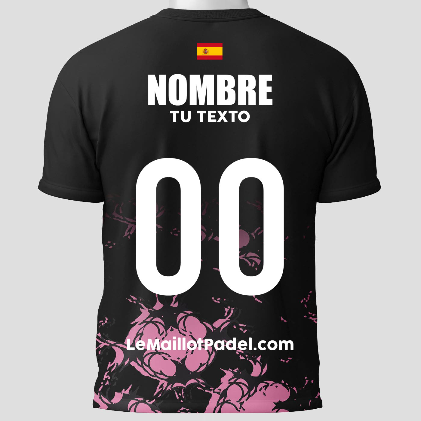 Camisetas Padel Ibiza trasera personalizada