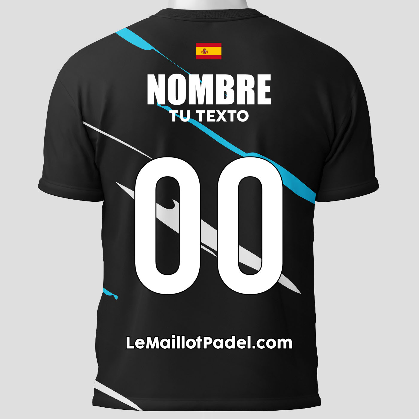 Camisetas Padel Customizadas Leon Trasera