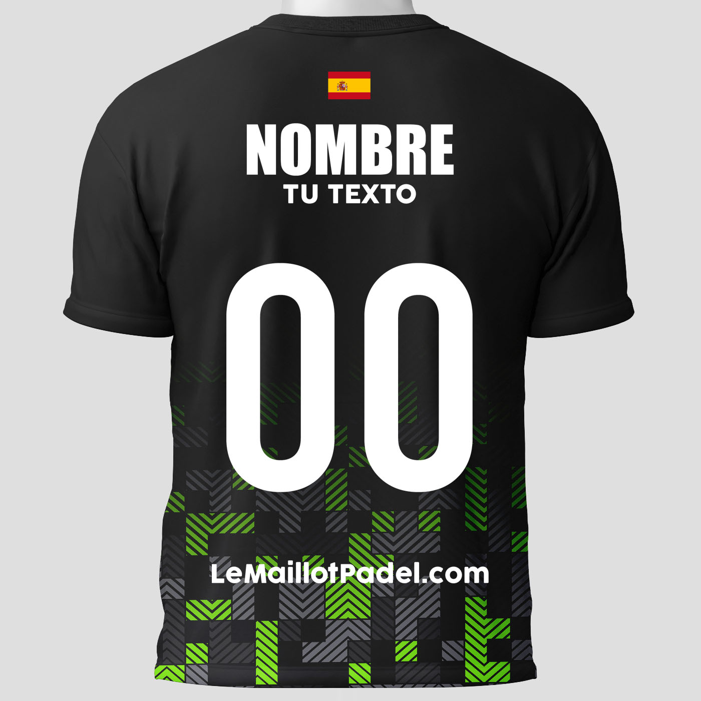 Camisetas Padel Parte trasera de Mérida personalizada
