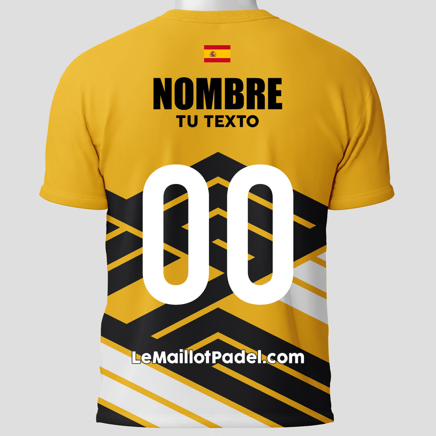 Camisetas Padel Trasera Monterrey personalizada