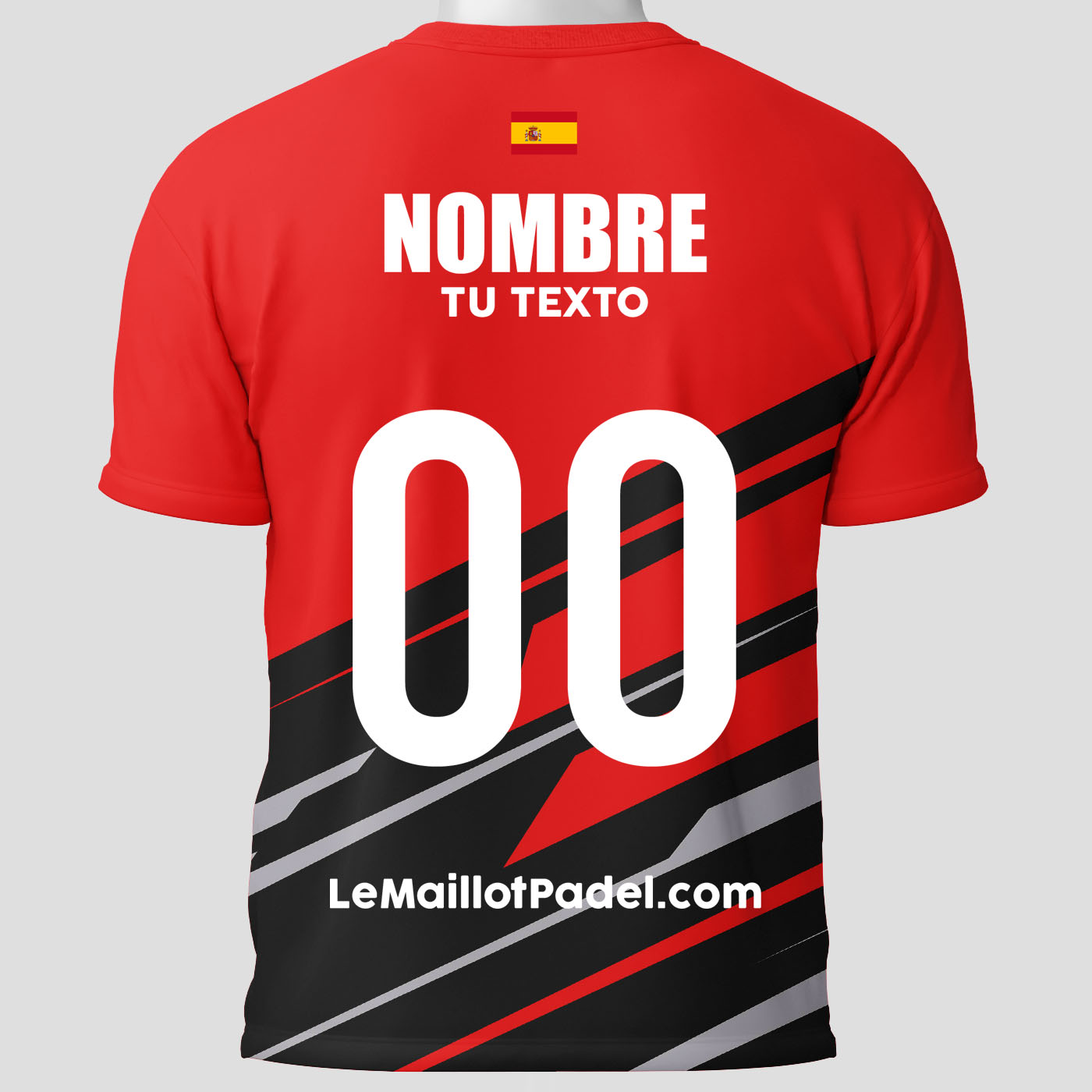 Camisetas Padel Morelia Trasera personalizada