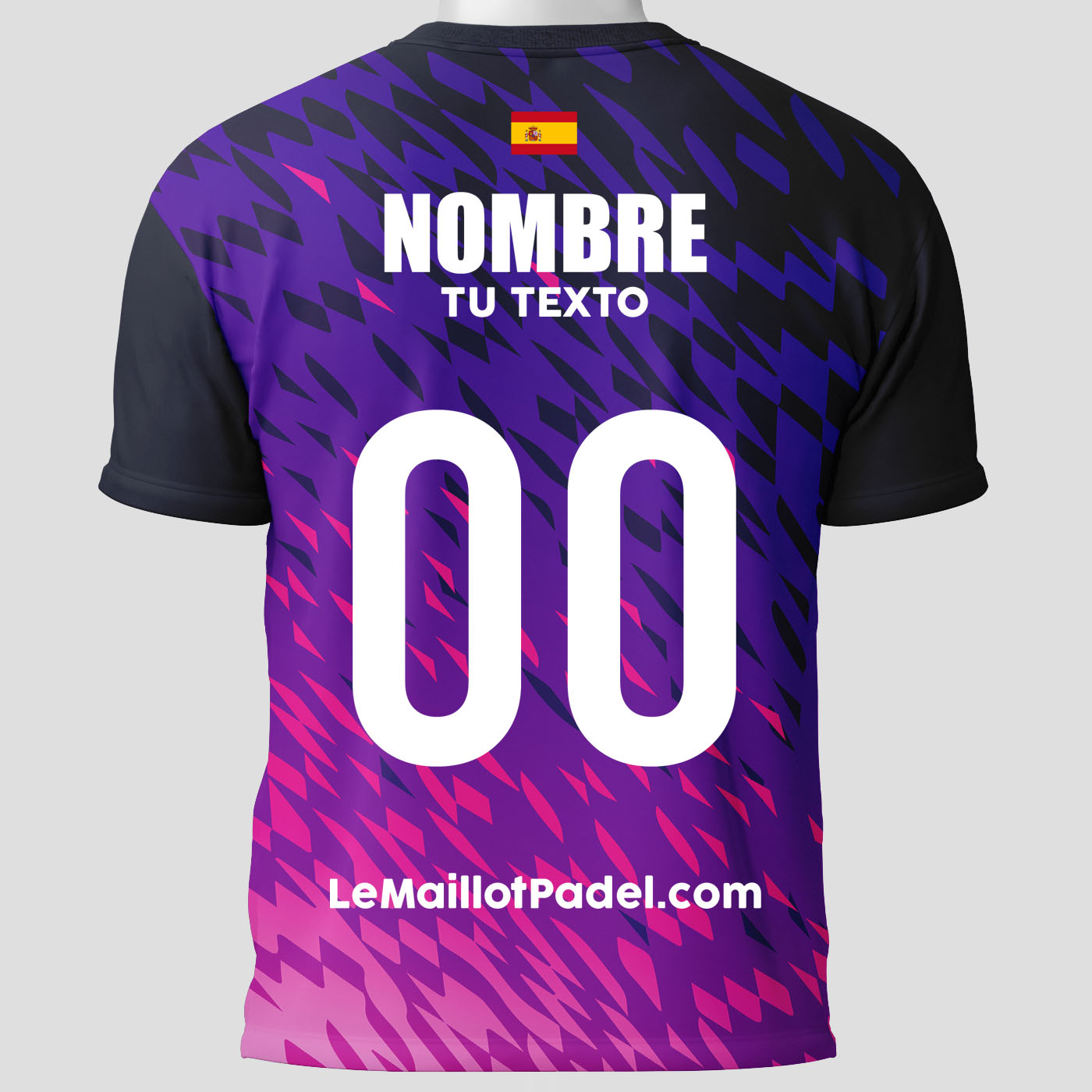 Camisetas Padel Saltillo Trasera personalizado