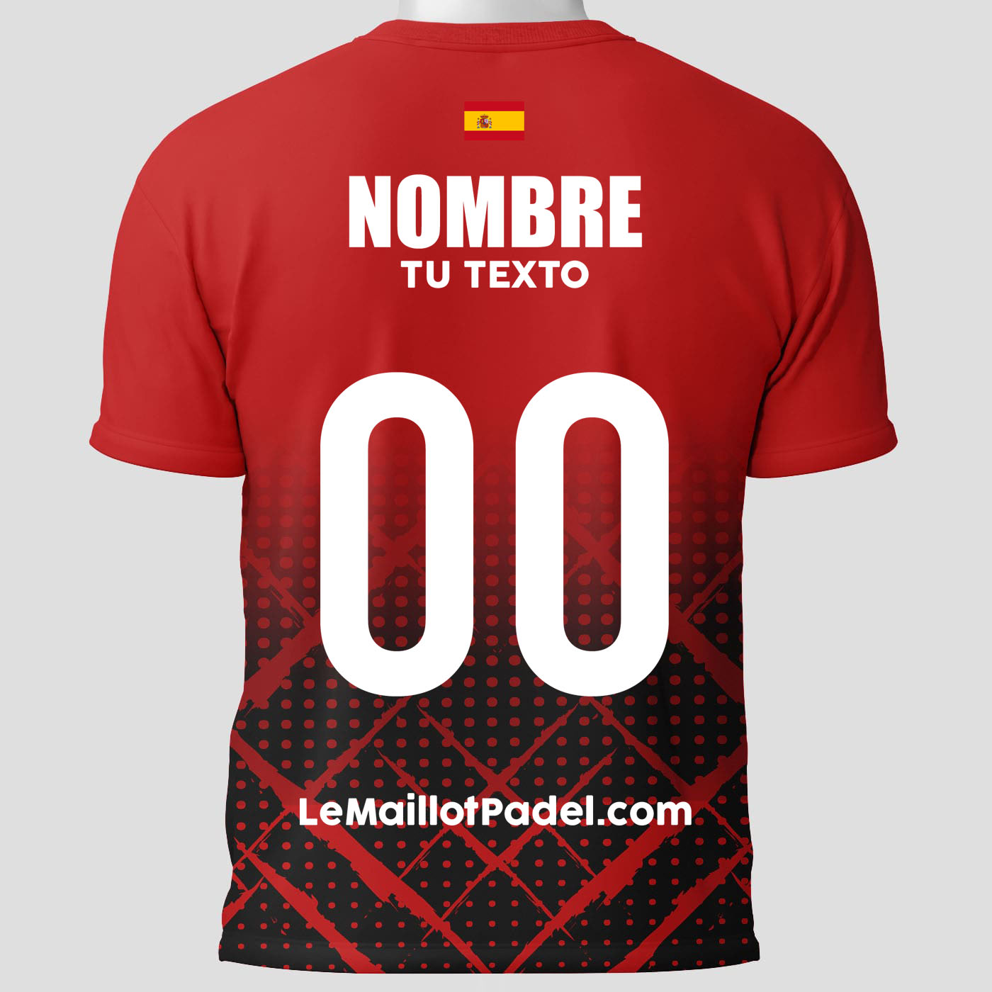 Camisetas Padel Sevilla Trasera personalizada