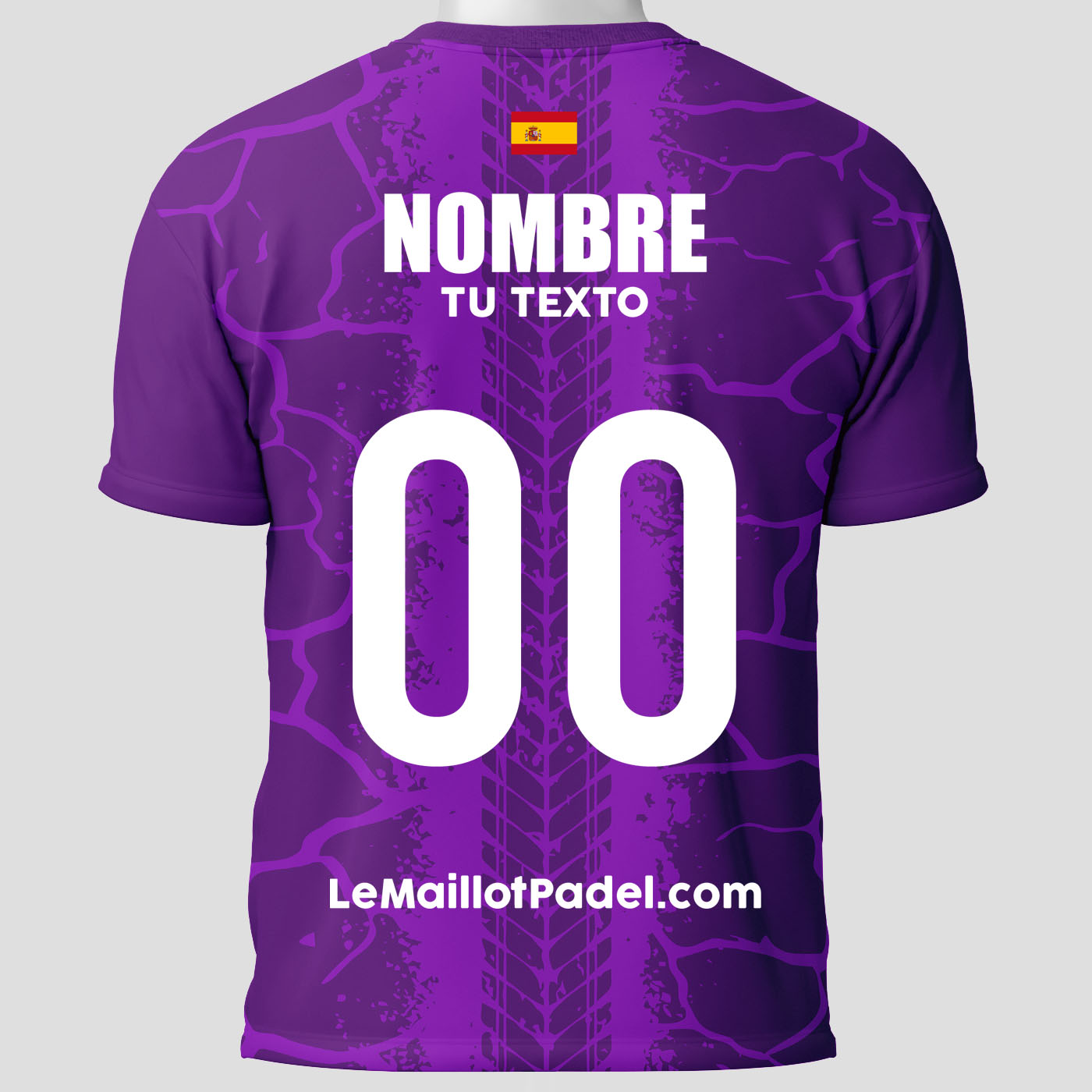 Camisetas Padel Parte trasera de Tulum personalizada