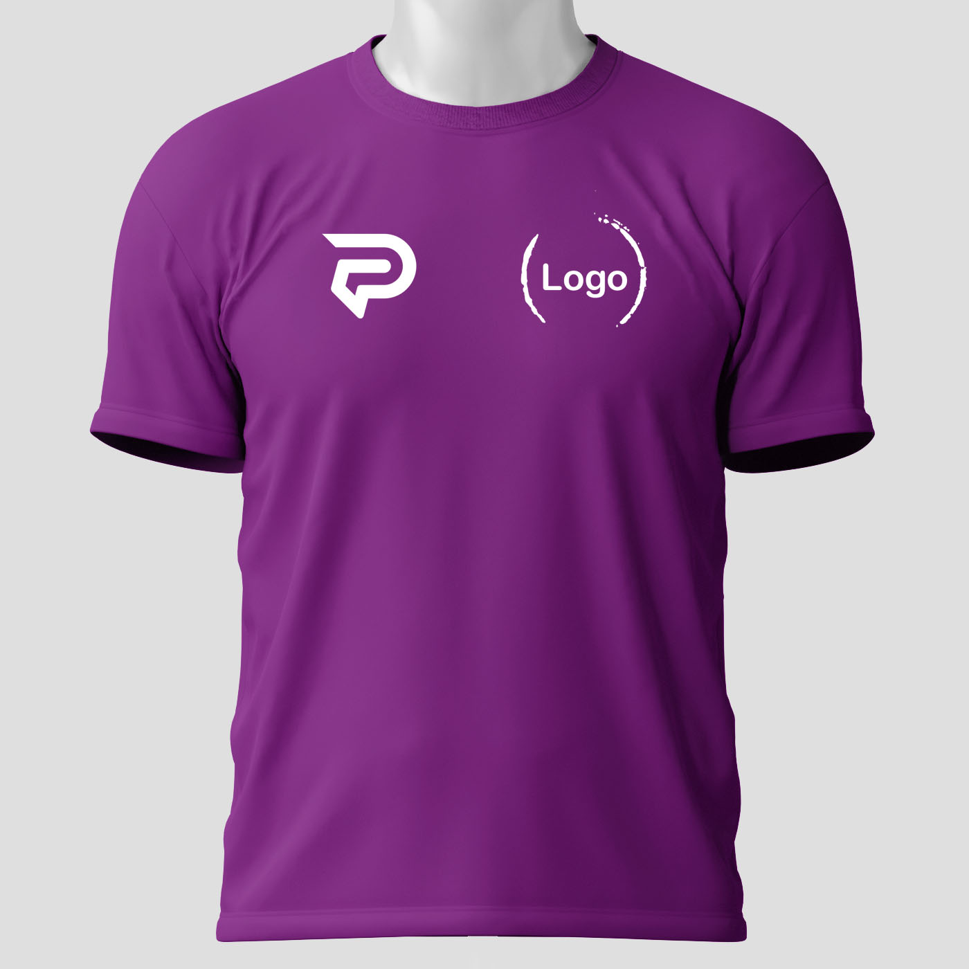 Camisetas Padel Violeta Delantera personalizada
